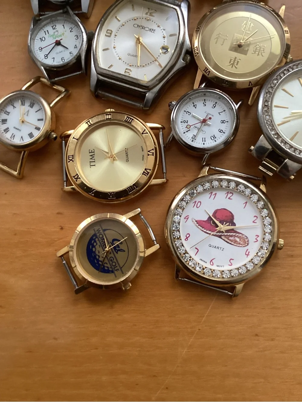 Mixed Gold and Silver Watch Faces - Assorted Fashion Watch Dials